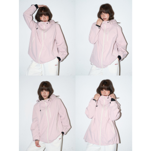 蕾蕾 山系户外连帽宽松运动外套 探路者