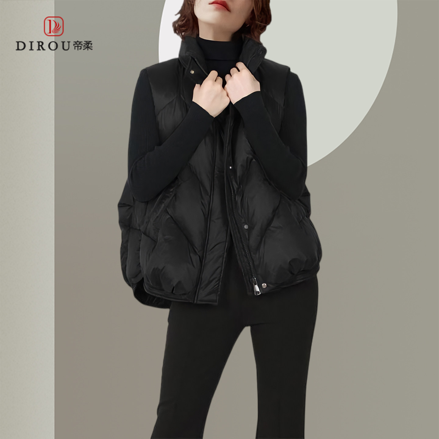 2025冬季新款短款马甲羽绒服宽松保暖坎肩外套百搭无袖简约立领女,女装/女士精品,马夹,淘宝优惠券,粉丝福利购,淘宝优惠卷
