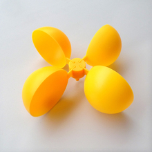 半球形微型风力发电机风叶片测风速仪风向标配件风杯航模船螺旋桨