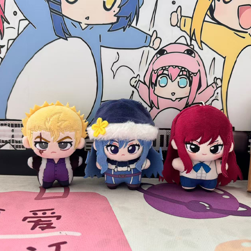 妖精的尾巴艾露莎拉克萨斯朱毕安动漫周边海星体娃娃挂件毛绒玩偶