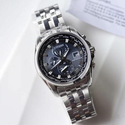 自动对时电波表西铁城光动能商务