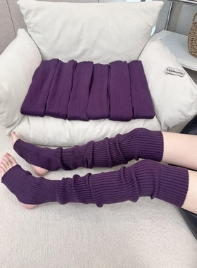 求推荐给喜欢lulu的女孩！葡萄紫袜套真的美绝了~真是小众又高级~