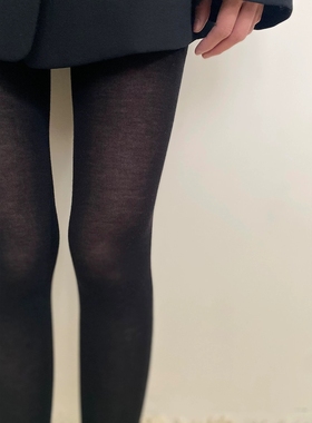 透黑美学get到了！巨显瘦的天蚕丝+羊毛裤袜！miu系穿搭拿捏了！