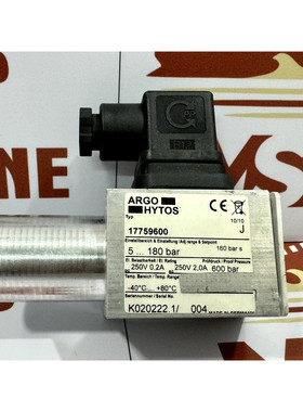 ARGO HYTOS TYPE 17759600 Druck Schalter 5 180 Stange Flansch