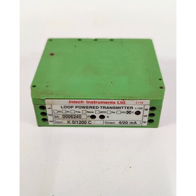 INTECH INSTRUMENTS LOOP POWERED RTD TEMP TRANSMITTER L129 0-