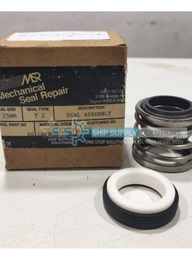 MSR 机械密封尺寸 25 毫米 T 型 2(ID 25 毫米 x OD 45 毫米 x L