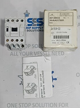 Ghisalba GH15CR 磁性接触器 10A 线圈电压 220-240V 50-60Hz