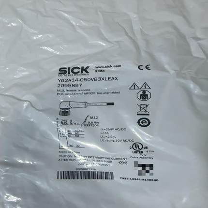 西克传感器线缆YG2A14-050VB3XLEAX议价