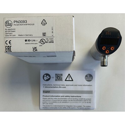 ifm Drucksensor mit Display  PN3093  PN025RER14MFRKGUS Neu i