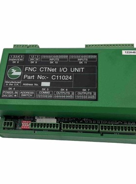 Control Techniques FNC CTNet I/O UNIT P/N C11024 Module Used