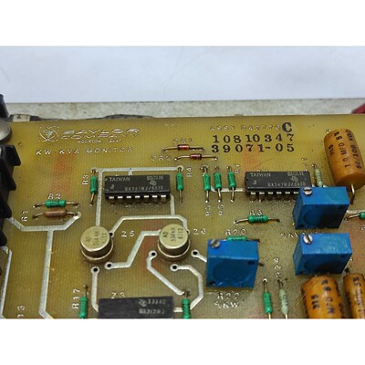 Baylor Y-C42774 Kw / Kva Monitor Panel D42776 Rev C 10810347