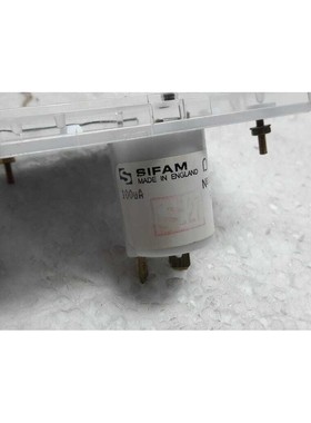 Sifam S27 Analogico Pannello Metro M87807/1-0004 Fe / Nfe 10