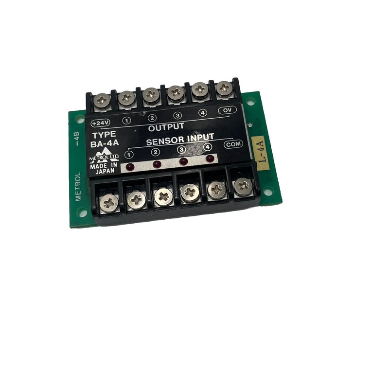 METROL LTD BA-4A SENSOR INPUT/OUTPUT MODULE USED AND WORKING