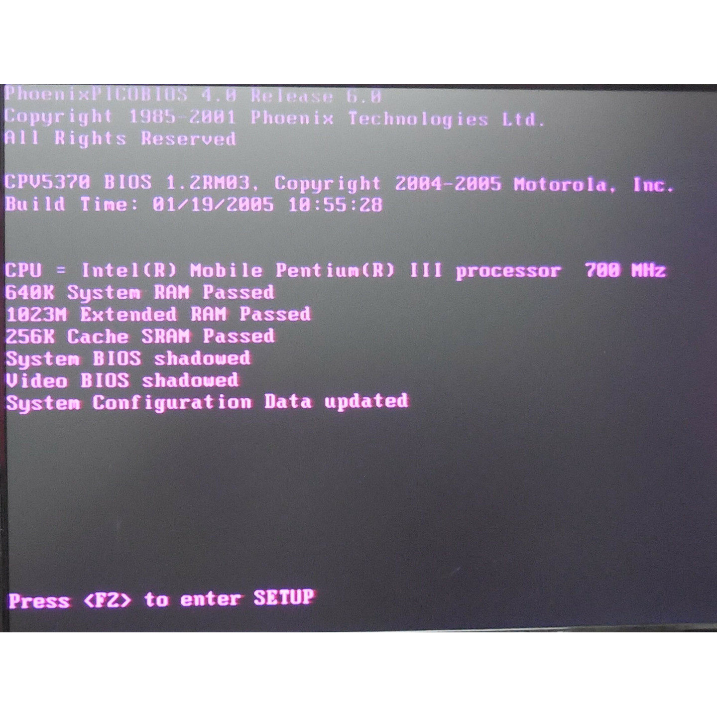 Motorola CPV5370 01-W3545F 64-W6489C01C rev. E PIII 700MHz C