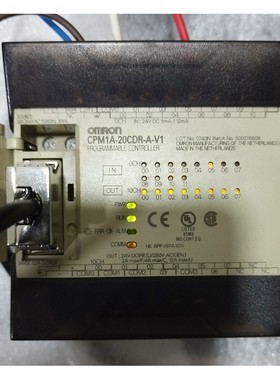 TESTATO OMRON CPM1A20CDRAV1  CPM1A 20CDR A V1  CPM1A20CDRA