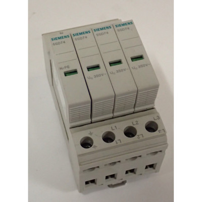 SIEMENS 5SD7428-0 TYPE 2 SURGE ARRESTOR 4 POLE - 5SD7428-0 U