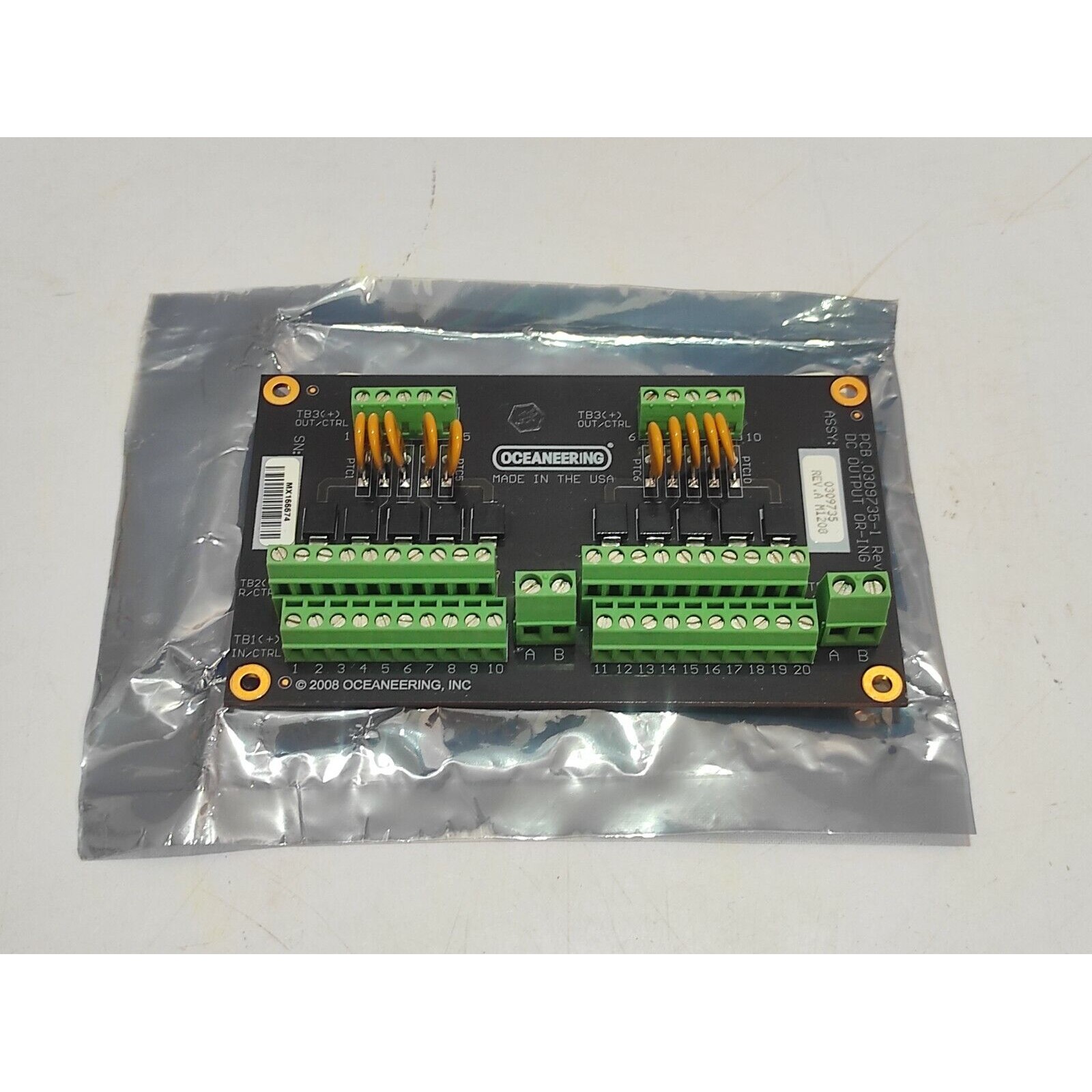 Oceaneering 0309735-1 Rev A PCB 0309735 Dc Sortie or-Ing