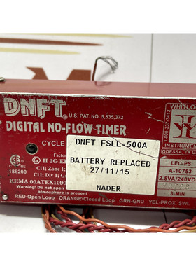 DNFT Digital No Flow Timer DNFT-FSLL-500A, 240v-dc