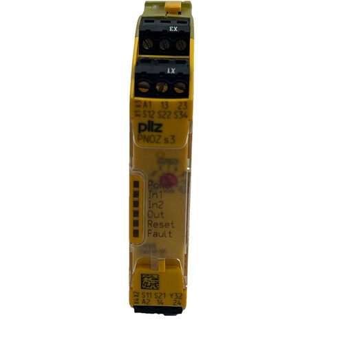 PILZ PNOZ S3 24V DC 2n/o 750103 SAFETY RELAY 24V DC NEW NO B