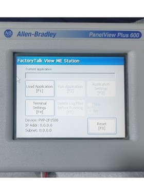 ALLEN BRADLEY PANEIEW 600  2711PT6C20D8  PANEL VIEW 2711P