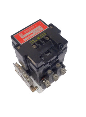 LIGHTING CONTACTOR SQUARE D CO. CLASS 8903 TYPE SQ0-2 600Vac