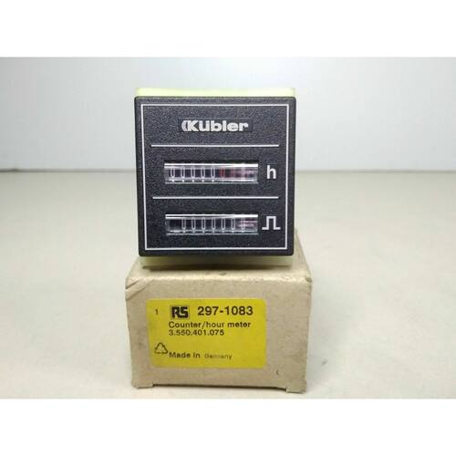 Fritz Kubler Type: HC77 Counter/hour meter 187-264 v ~ 50Hz