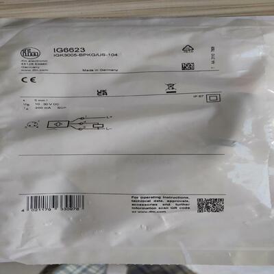 未拆封 IFM易福门 IG6623 传感器 议价