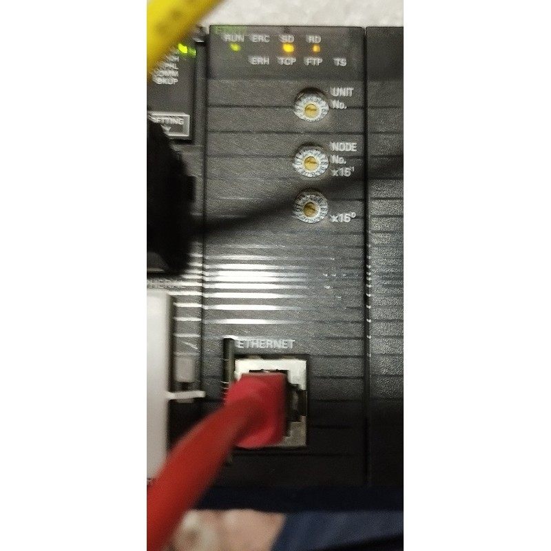 TESTED  OMRON CJ1WETN11  ETHERNET UNIT  CJ1W ETN11