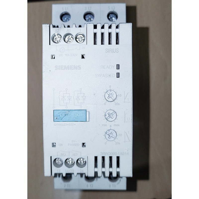 AVVIAMENTO MOTORE SIEMENS SIRIUS 3RW30361AB14  3RW3036 1AB1