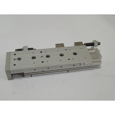 SMC MXS16-100B PNEUMATIC SLIDE TABLE + SHOCK ABSORBER 0.15~0
