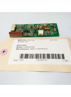 AMOT CONTROLS RONAN X87-1002C X87S10K PCB
