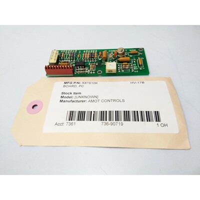 AMOT CONTROLS RONAN X87-1002C X87S10K PCB