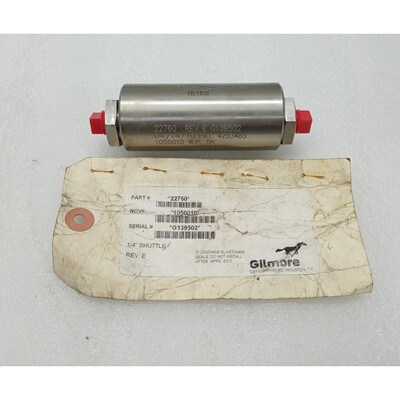 Gilmore Valve 22760 Rev E GVC 70104 1E16S Shuttle valve WP 5
