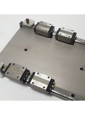 THK HSR 15 BALL BEARING BLOCKS x4, LINEAR GUIDE RAILS x2, ON