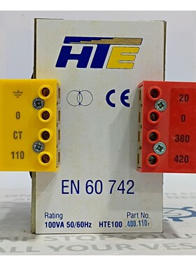 HTE 变压器 100伏安 50/60Hz HTE100.400.110 EN 60 742