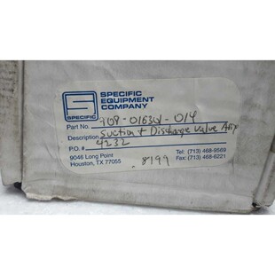 Specific Equipment Company 908-016301-014 a Ventosa & Scaric