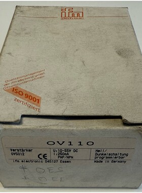 ifm Verst?rker / 10-55V DC / OV110 / OV5012 / Neu in OVP