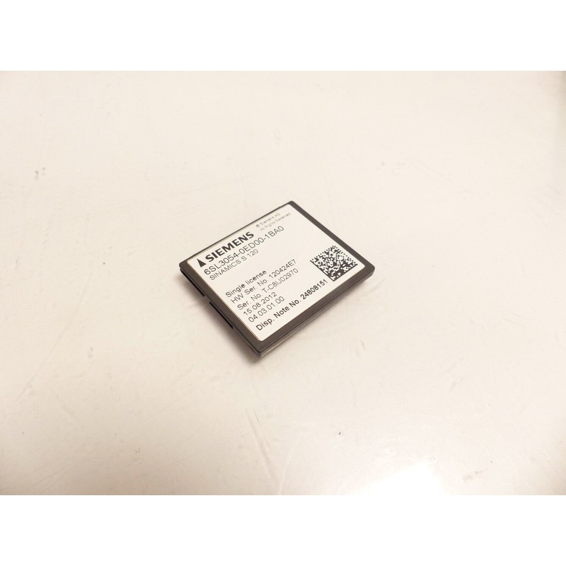 Siemens SINAMICS S 6SL3054-0ED00-1BA0 CompactFlash SNT-C8IJ0