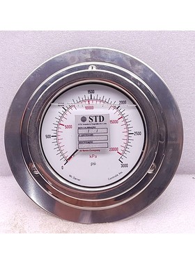 Varco Shaffer 20012207 4 1/2” Pressure Gauges 0-3000Psi 0-2