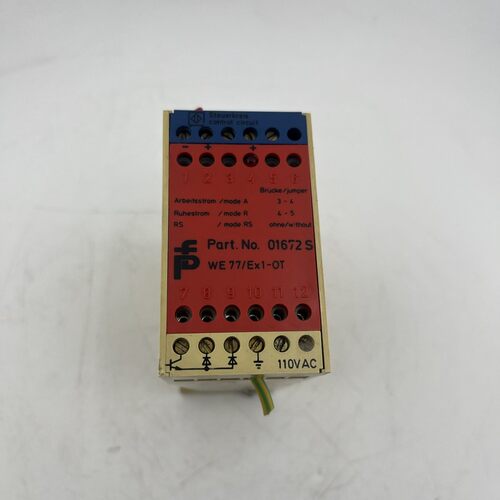 PEPPERL+FUCHS WE77/EX1-OT 01672S SWITCH APMLIFIER 110VAC USE