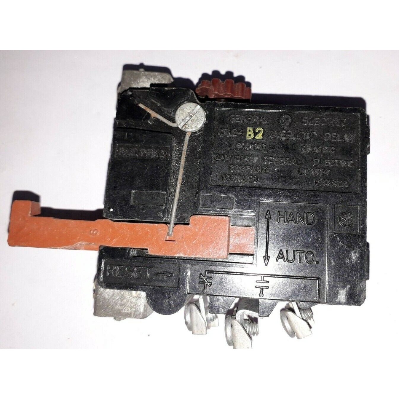 General Electric CR124B2 Sovraccarico Relè 600vac 250vdc