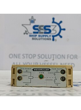 Weidmuller EGR 耦合继电器 TS32 5436.6 TS35 5437.6 220V 交流