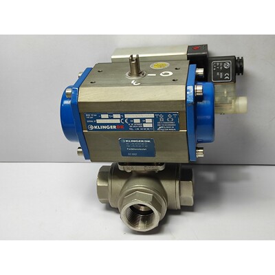 KLINGER DK 3-WAY ACTUATED VALVE WITH NORGREN 2623077