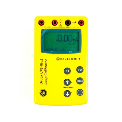 GE DRUCK UPS-III-IS INTRINSICALLY SAFE LOOP Calibrator (MINO