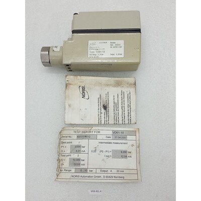 Noris Automation VD61-10 Pressione Trasmettitore