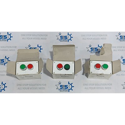 Kedaele Electro Cirkel 203124 按钮开关盒 2 路红色/绿色 O-I I