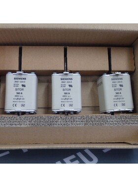 3NE12240 - Siemens - 3NE1224-0/1 Box Of 3 Fuses Sitor 160A 6