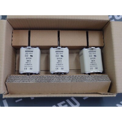 3NE12240 - Siemens - 3NE1224-0/1 Box Of 3 Fuses Sitor 160A 6