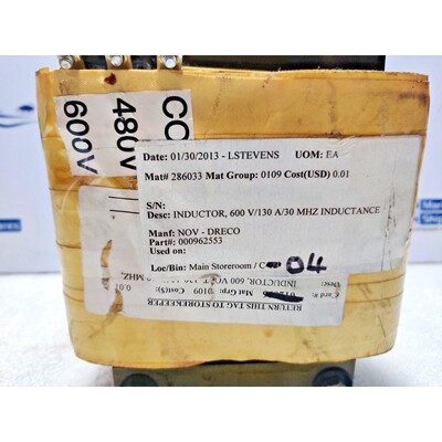 NOV 000962553 Inductance Inductor 600V 130A