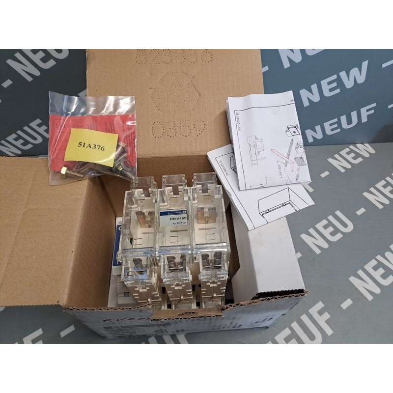 GS1KKD3 - Telemecanique - GS1-KKD3 / Block Switch Fuse New